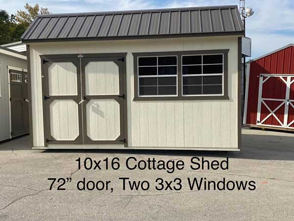 Derksen buildgs- 10x16' shed