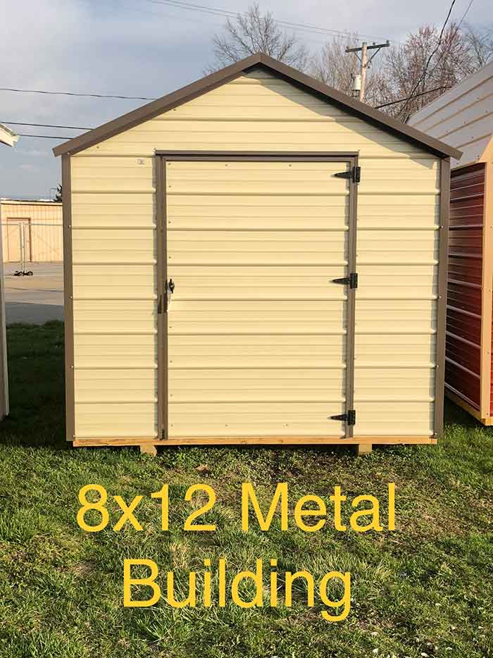 Derksen buildgs- 8x12' metal building