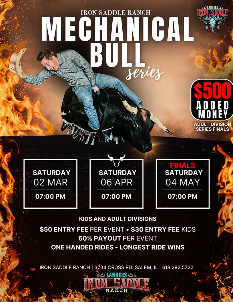 Mechanical Bull Series at Iron Saddle Ranch