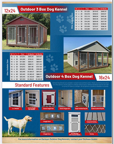 Derksen dog kennels for sale in IL