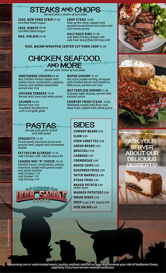 Food menu page 2